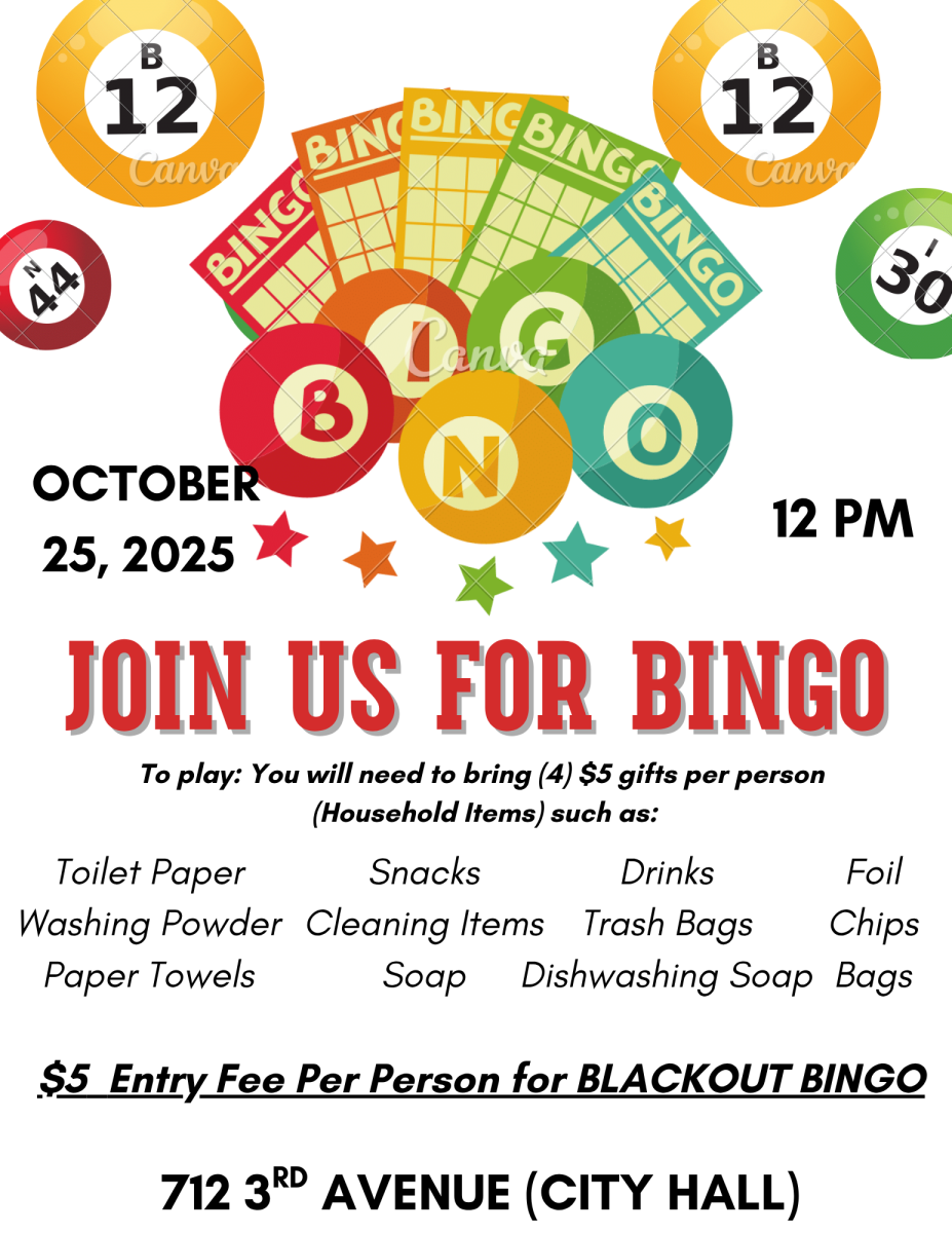 Bingo Flyer 10-25-2025